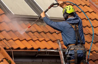 Démoussage et hydrofuge de toiture à Mison